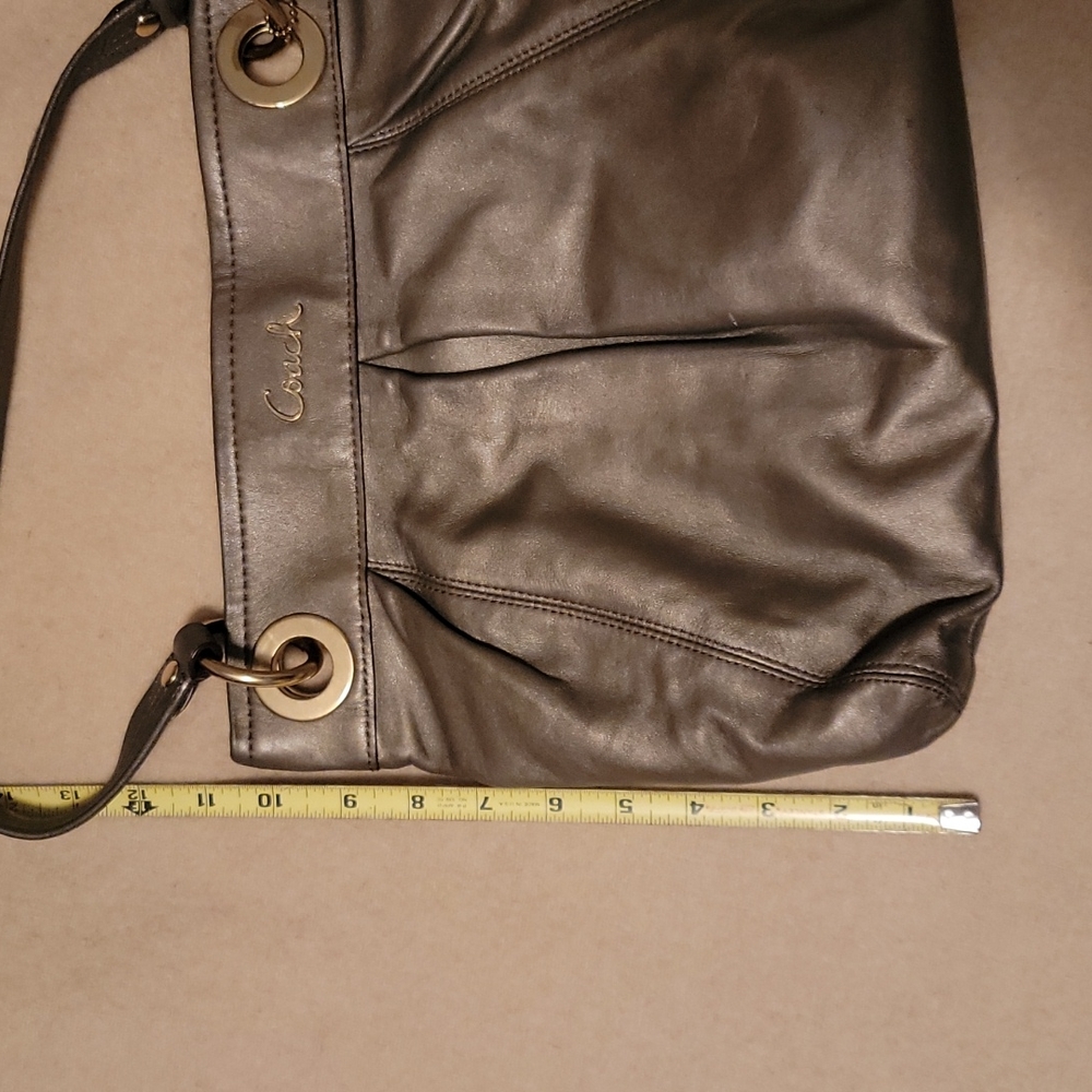 Coach gold leather bag - Picture 8 of 8